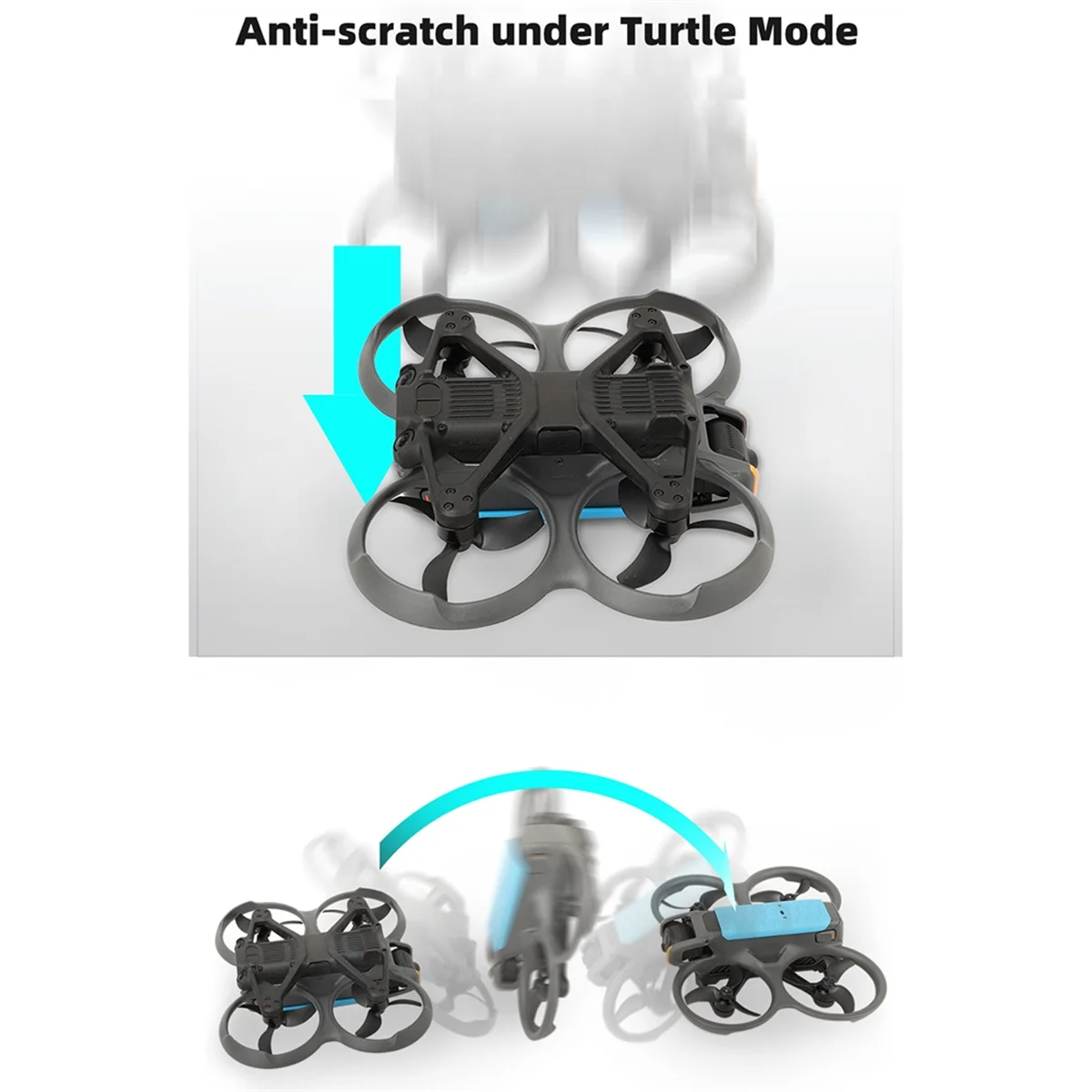 X62A_SUNNYLIFE Bumper Ring Protector With Back Plate For AVATA 2, E