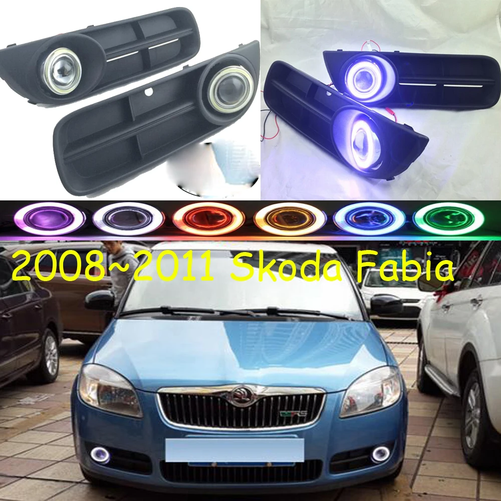 

2008 ~ 2011 Fabia противотуманная лампа, Бесплатная доставка! Галогенная фара Fabia, octavia,superb,rapid,yeti; Дневная лампа Fabia