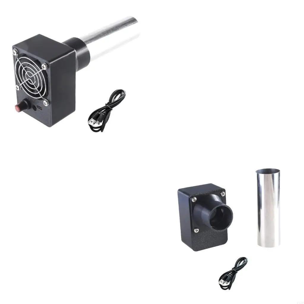 

P82E Удобный воздушный воздуходувка для вентилятора для барбекю для эффективного приготовления древесного угля гриля