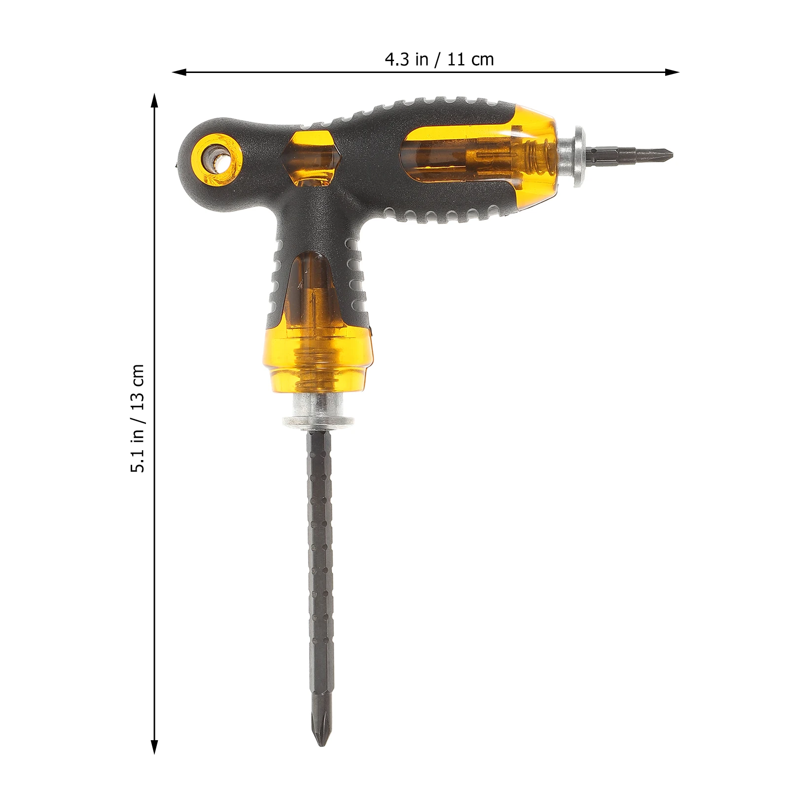 

T Shaped Screwdriver Telescopic Dual Purpose Durable Non Slip H Perfect for Electronics Computers Watch Repair Jewelry Fixing