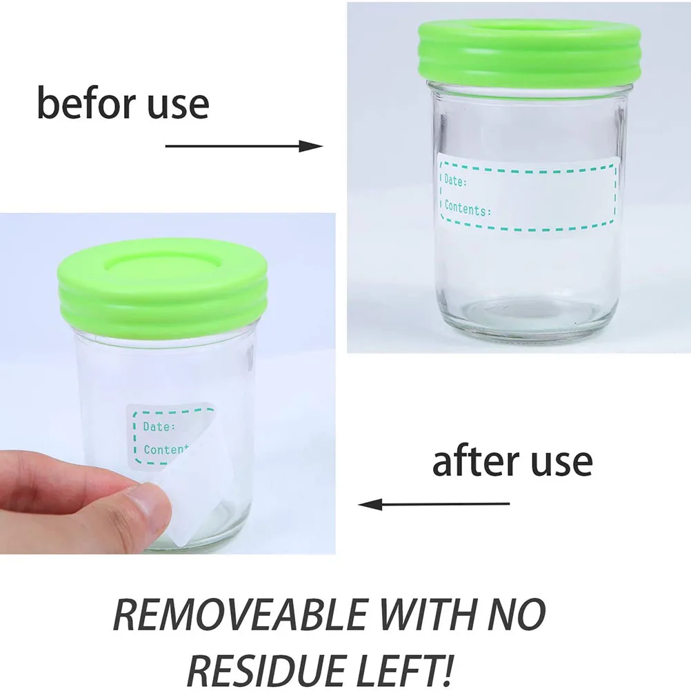 

Sticker Food Storage Labels Kitchen for Containers Rotation Ingredients Stickers