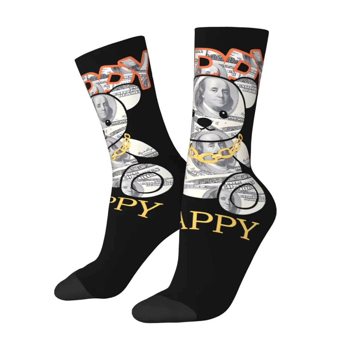 Teddy Bear Men and Women printing Socks,lovely Applicable throughout the year Dressing Gift