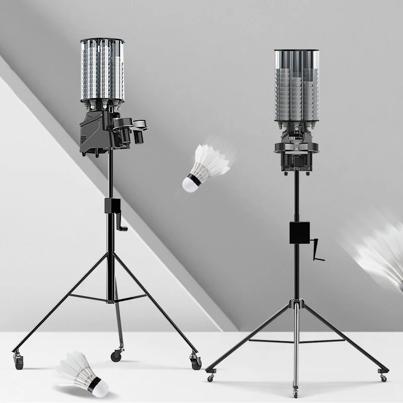 

Hot Sale PUSUN PB 6001 PRO Professional Badminton Ball Shuttlecock Launcher Feeder Machine with APP Control for Training