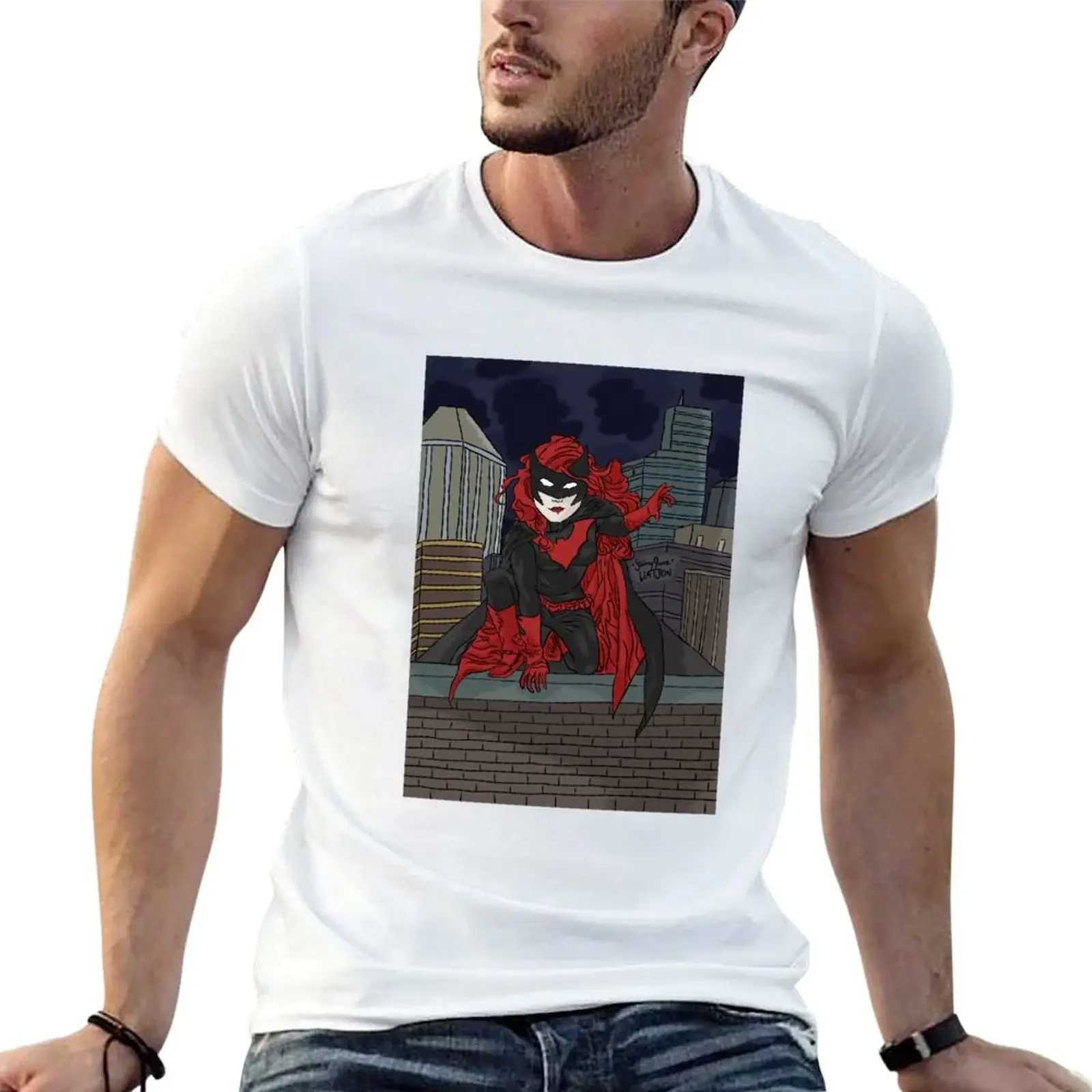

Batwoman T-Shirt hippie clothes plain funny shirt cotton affliction shirts men t shirts