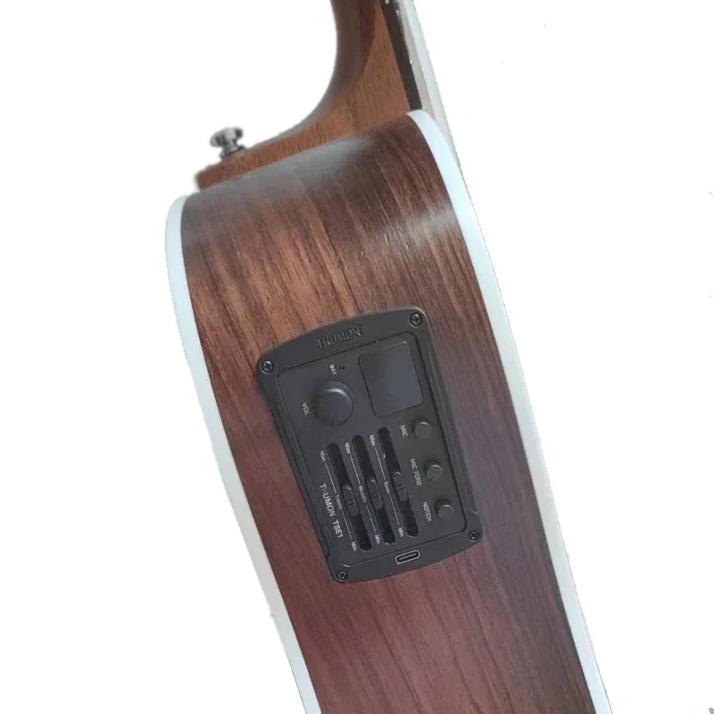 

Trumon 180TF 41 Inch New Generation All Veneer Spruce Mahogany Folk Guitar Beginner Dolphin Story Folk Guitar