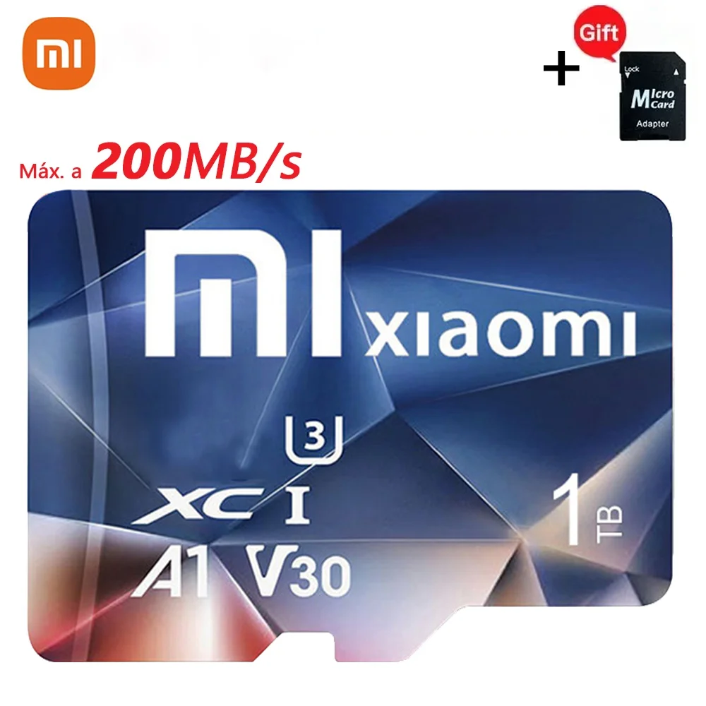 Xiaomi U3 A1 V30 Klasse 10 Micro Sd Kaart 128Gb 256Gb 512Gb Hoge Snelheid Geheugenkaart Sd Tf Kaart Met Adapter Voor Nintendo Schakelaar