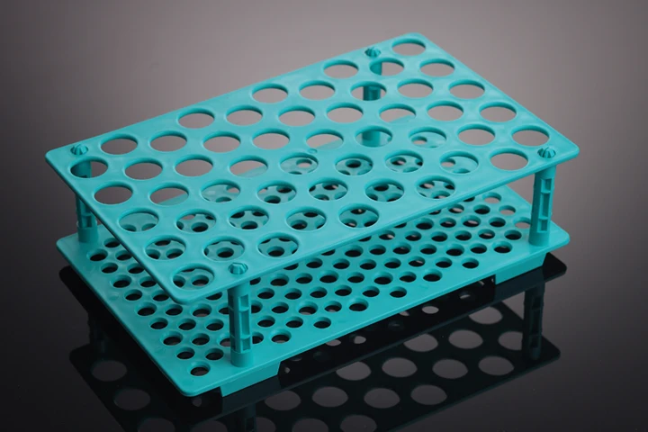 Supporto OEM personalizzabile in materiale PP per rack per provette da centrifuga da 15 ml