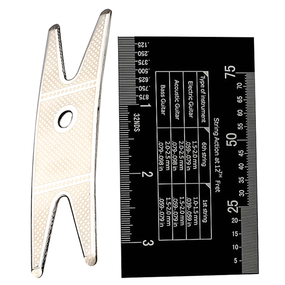 

1 set Violin Tool Set Guitar Action Gauge Ruler String Measuring Rulers Bass String Action Rulers Guitar Supplies