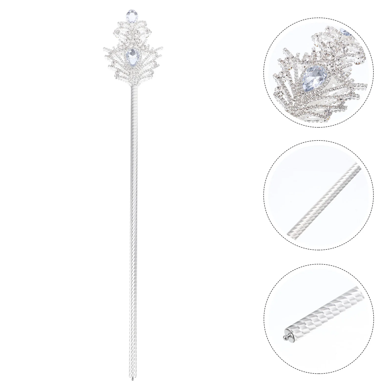 요정 지팡이 소녀 요정 스틱 라인스톤 장식 코스프레 파티 소품 무대 공연 소품 정교한 금색 휴대용 천사 지팡이