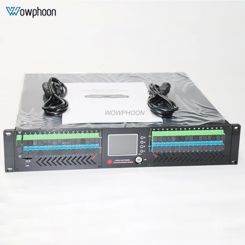 

EDFA-optical fiber amplifier, 32 port, 19/20/21/22/23dbm, CATV 1550nm, high power, multi-output