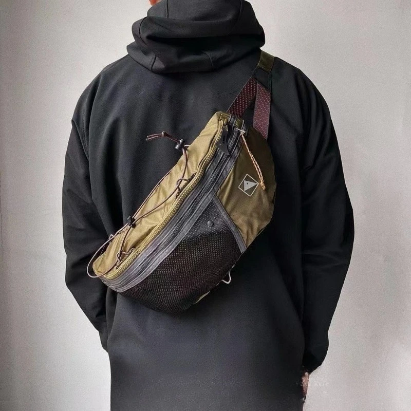 

Ultralight Crossbody Fanny Pack, Large Water Resistant Waist Pack for Women & Men, Cycling, Hiking and Travel，Sling Chest Bag