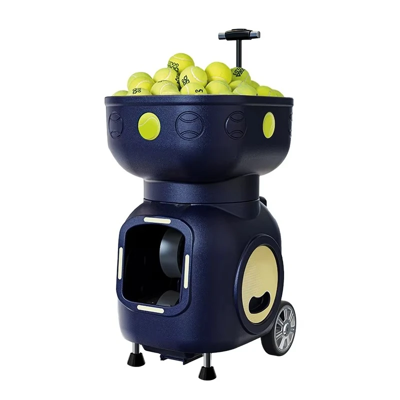 Tennis Ball Throwing Machine, 120pcs Capacity, Automatic Training, ABS+Steel, Portable Tennis Practice Equipment