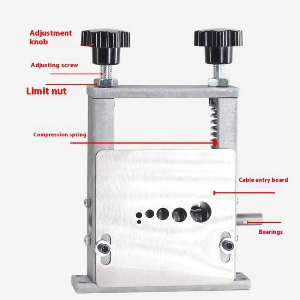 

Multihole Wire Stripper Dual Drive Manual Electric Six Hole Five Track System for Efficient Copper Cable Stripping
