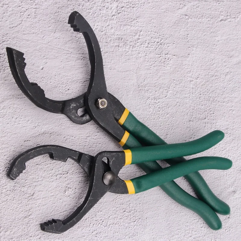 

Car Filter Removal Pliers Oil Filter Wrench Pliers Home Universal Tools for Car Repair Locking Grip Vise Spanner Oil Core Plier