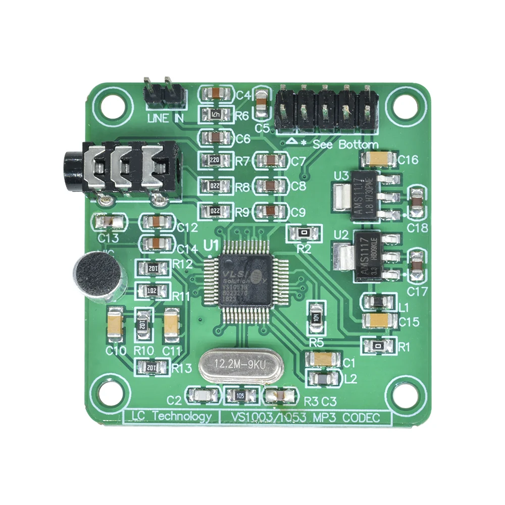 VS1053 MP3 decoding module microphone head STM32 microcontroller development board accessories