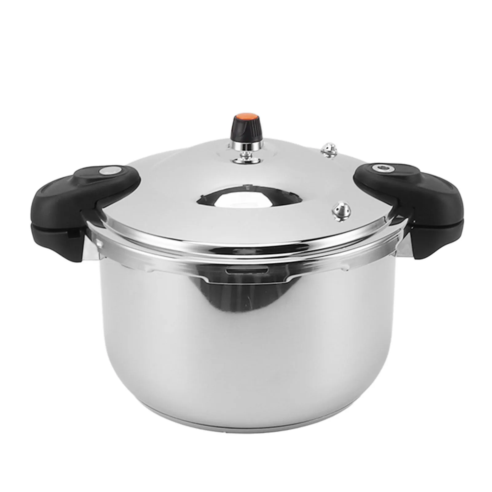 Pressure Cooker 80kpa Pressure Canner Dual Handle Stainless Steel Large Capacity  Kitchen Cookware for Gas Electric Stove