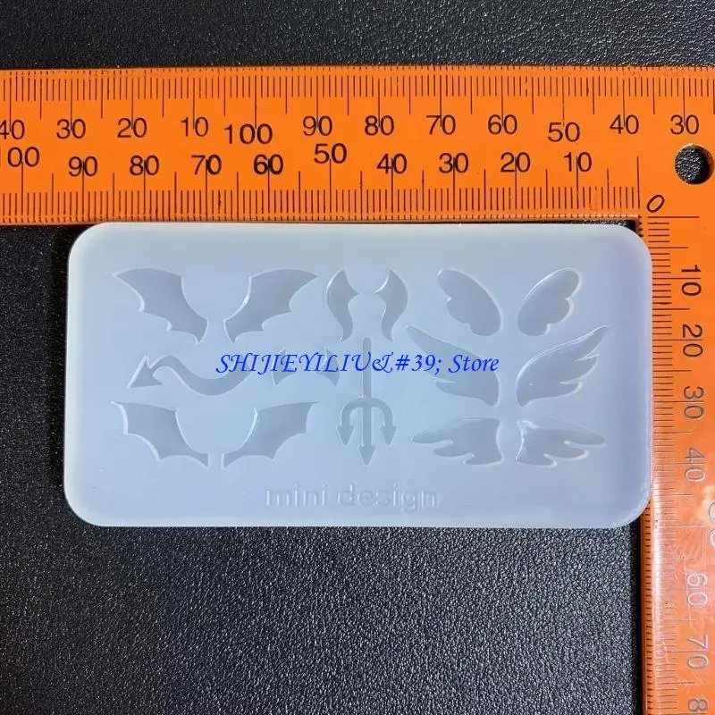 

E21F Angel Devil Silicone Mold Epoxy Resin Casting Mold Pendant Jewelry