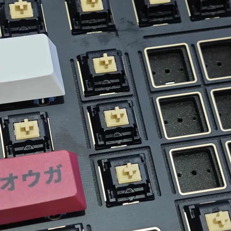 Switch Mecânico Linear KeyGeek Y3 5 Pinos para Teclado, Som HIFI, 32gf 40gf 48gf 53gf, Lubrificado de Fábrica, Kit Avançado Personalizado Grande