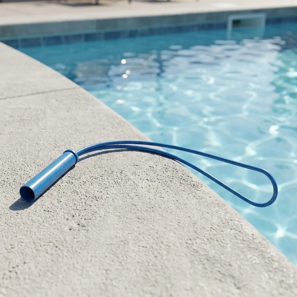 For Drowning Emergencies Pool Safety Hook Strong Aluminum Alloy 29 Inches Total Length Quick Deployment Design