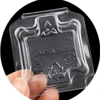 

【BU】10Pcs CPU Box CPU Plastic Protective Case CPU Clamshell Tray Case Container