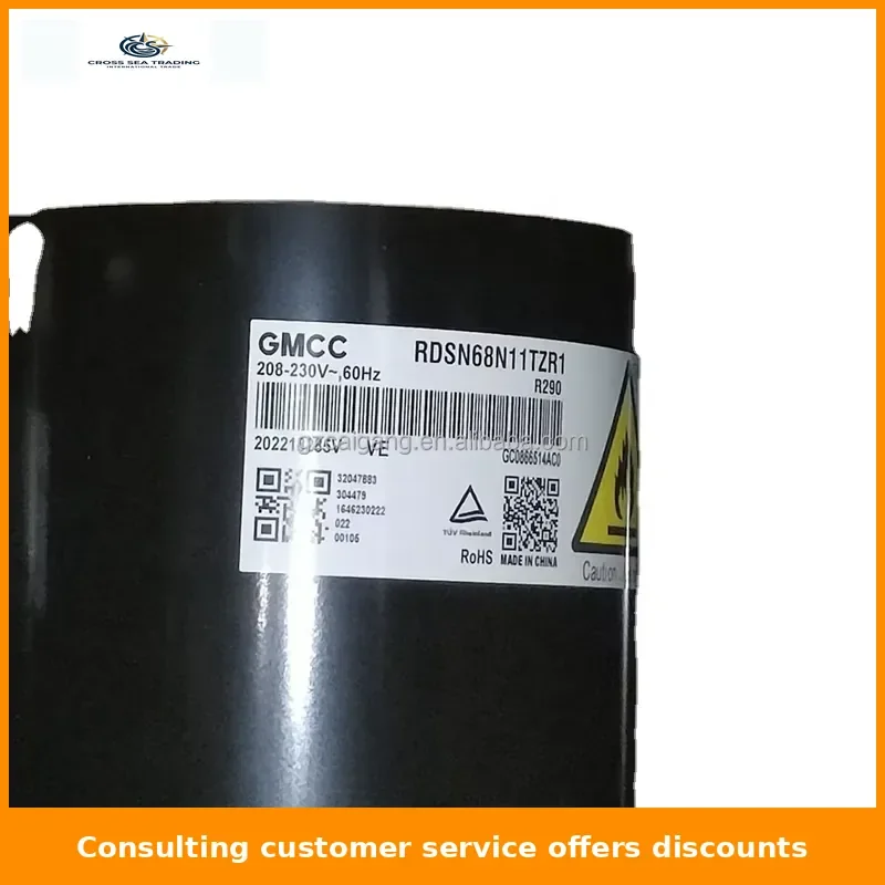 Toshiba GMCC RJSF250E1WKT R134a 115V 60Hz Water Heating Rotary Compressor Heat Pump