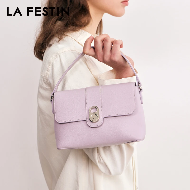 LA FESTIN Original Brand Women\'s handbag 2024 New Trend Shoulder Bag Crossbody Bag Designer Luxury Bag Square Bag