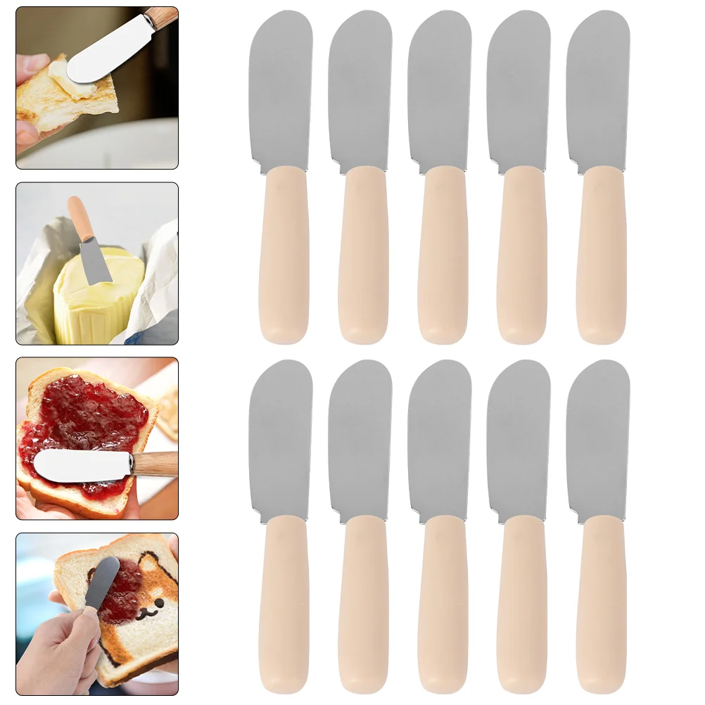 

10 Pcs Cream Spatula Cheese Knife Kitchen Gadget Household Butter Spreader Essentials DIY Baking Spreaders