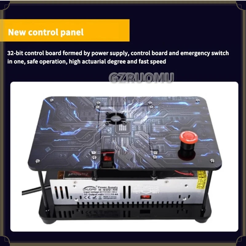 500W 3 Axis CNC Router Engraving Milling Machine For Wood Acrylic MDF PCB Plastic Metal