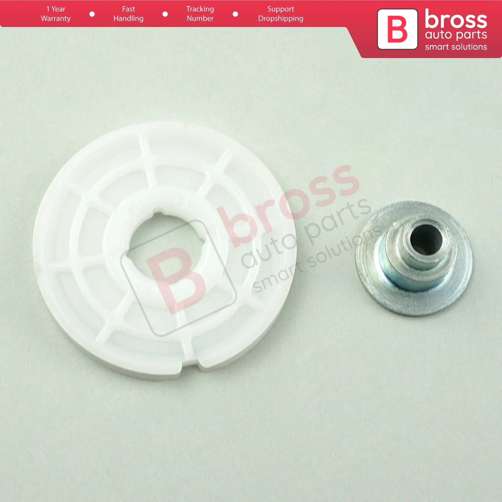 

Bross Auto Parts BWR1065 Electrical Power Window Regulator Corner Wheel Kit for Mercedes Fast Shipment Ship From Turkey