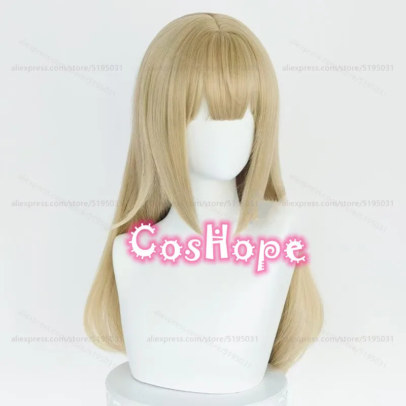 Peluca de Cosplay Kinako para gato, mascota, gatito, OSAKANA, peluca de lino de 55cm, peluca sintética resistente al calor de Anime para disfraz de Carnaval de Halloween