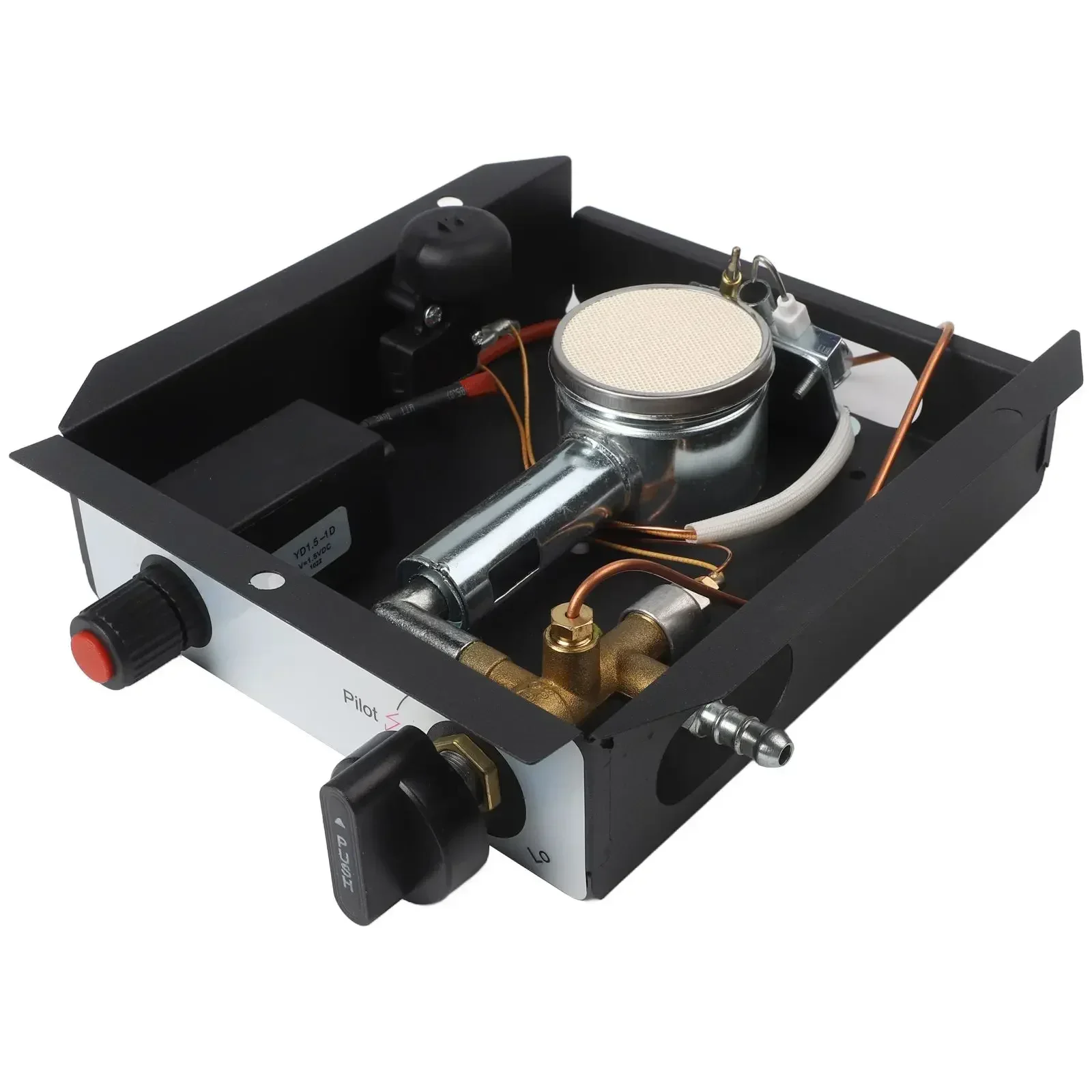 

Блок управления Нагреватель Газовый обогреватель в сборе Комфорт для патио 3, 8-дюймовый штекер Простая установка Процесс установки Напольное крепление