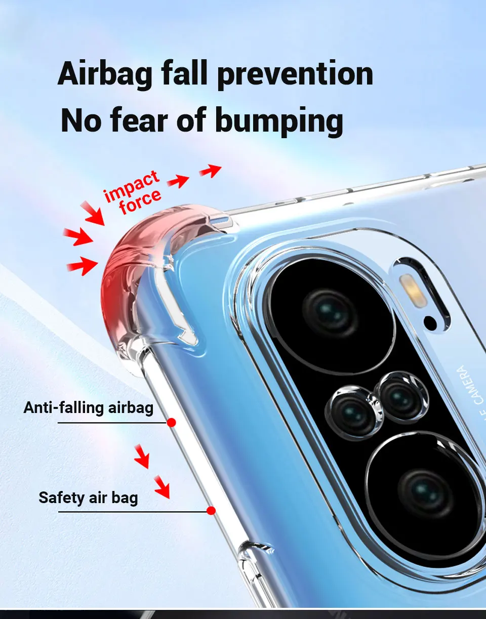 Stoßfeste klare Hülle für Samsung Galaxy A16 A26 A36 A56 A05 A06 A04 A15 A25 A35 A55 A14 A24 A34 A54 A22 A32 A13 A23 A33 A53 A73 – Detail 3