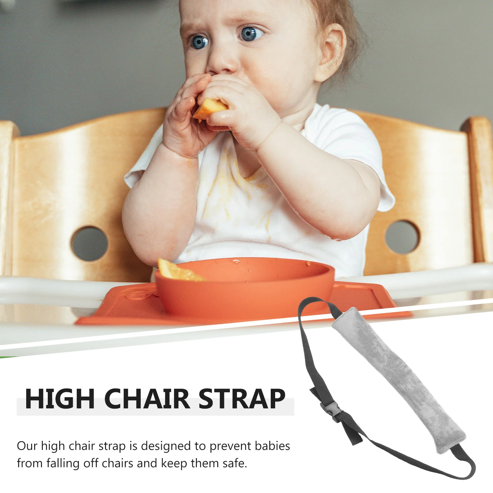 

Baby High Chair Strap Infant Safety Harness Adjustable Universal Toddler Seating Belt Comfortable Fall Protection