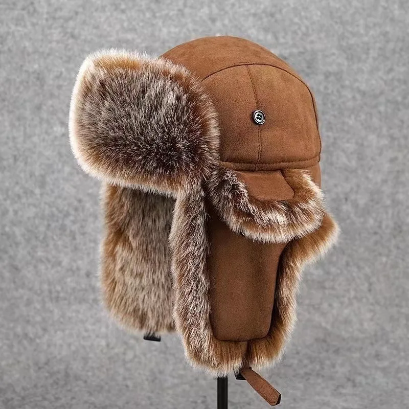 New Style Lei Feng Hat for Autumn & Winter: Men's Ear-Protective Cold-Resistant Hat, Northeast China-Style Cotton Hat