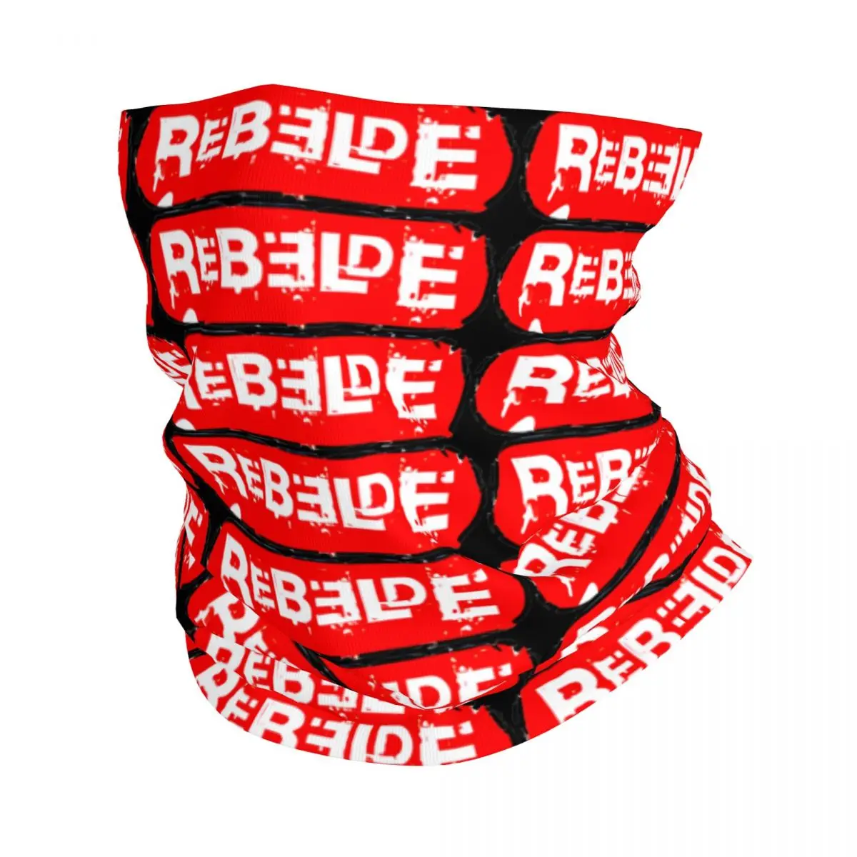 

Повязка на шею Rebel de с принтом и логотипом Reb, шарф, теплая повязка на голову для поездок для мужчин, женщин, мужчин и взрослых, ветрозащитная