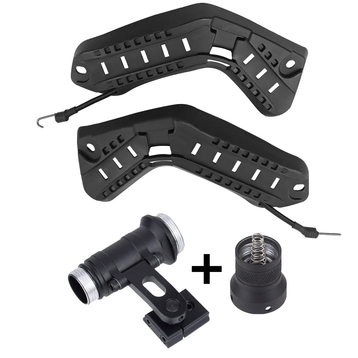 Tactical FAST ARC Helmet Side Rail Mount Guide Rail Holder SureFir M300 M600 Series Flashlight Airsoft Hunting Weapon Light