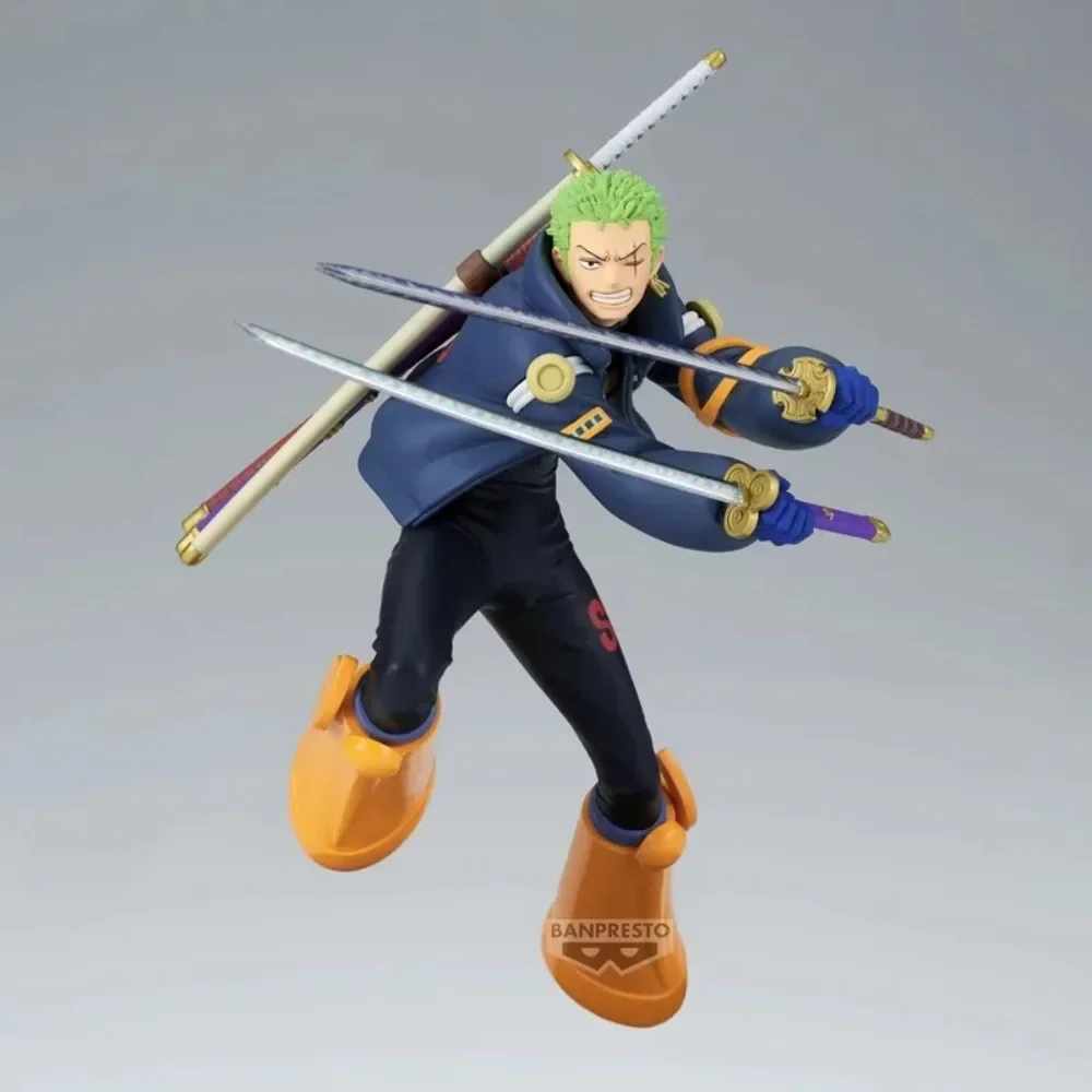 

Bandai Original Banpresto One Piece Battle Record Roronoa Zoro Аниме Фигурка Модель Коллекция игрушек Детские подарки для мальчиков на складе