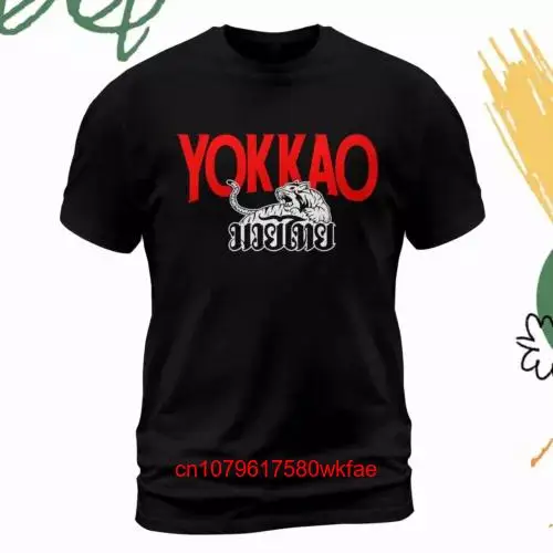 Yokkao Muay Thai Logo T Shirt Made in USA Size S to 5XL long or short sleeves