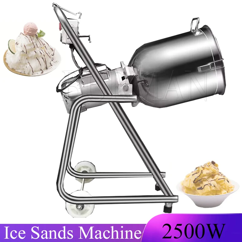 Commercial Ice Crusher 30L Big Capacity Multifunction Sand Ice Breaking Grinder Machine  Fruit Vegetable