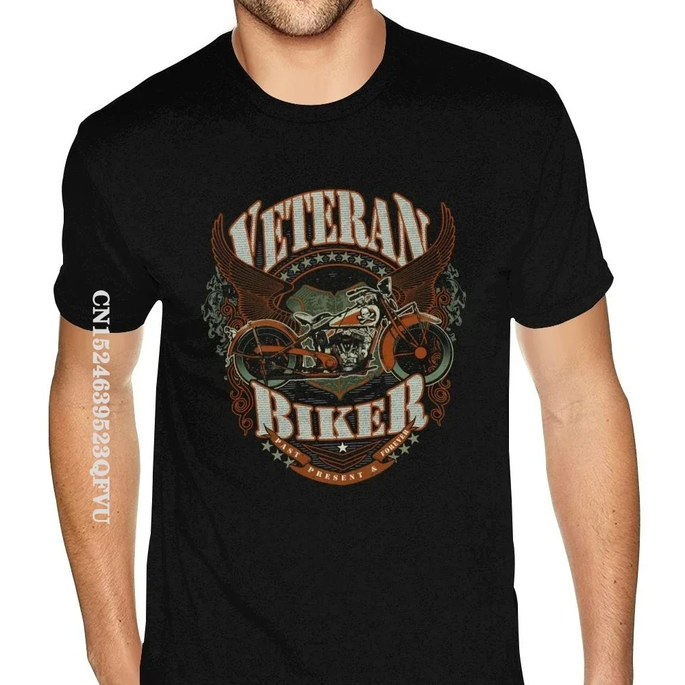 Veteran Motorcycle Biker Shirts Men Grunge Brand Oversized Anime Tshirt Men T Shirt Homme Discount Clothing