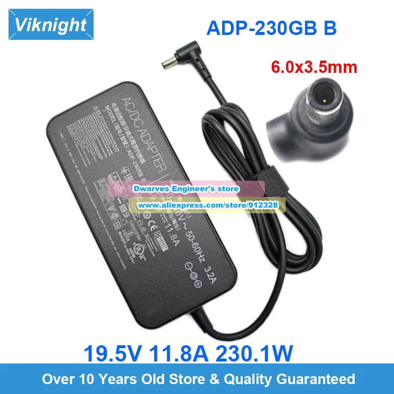 

Genuine ADP-230GB B Power Adapter 19.5V 11.8A 230W Laptop Charger for Asus GL704 GM G712LV TUF 506IV FA506IV-AL403T