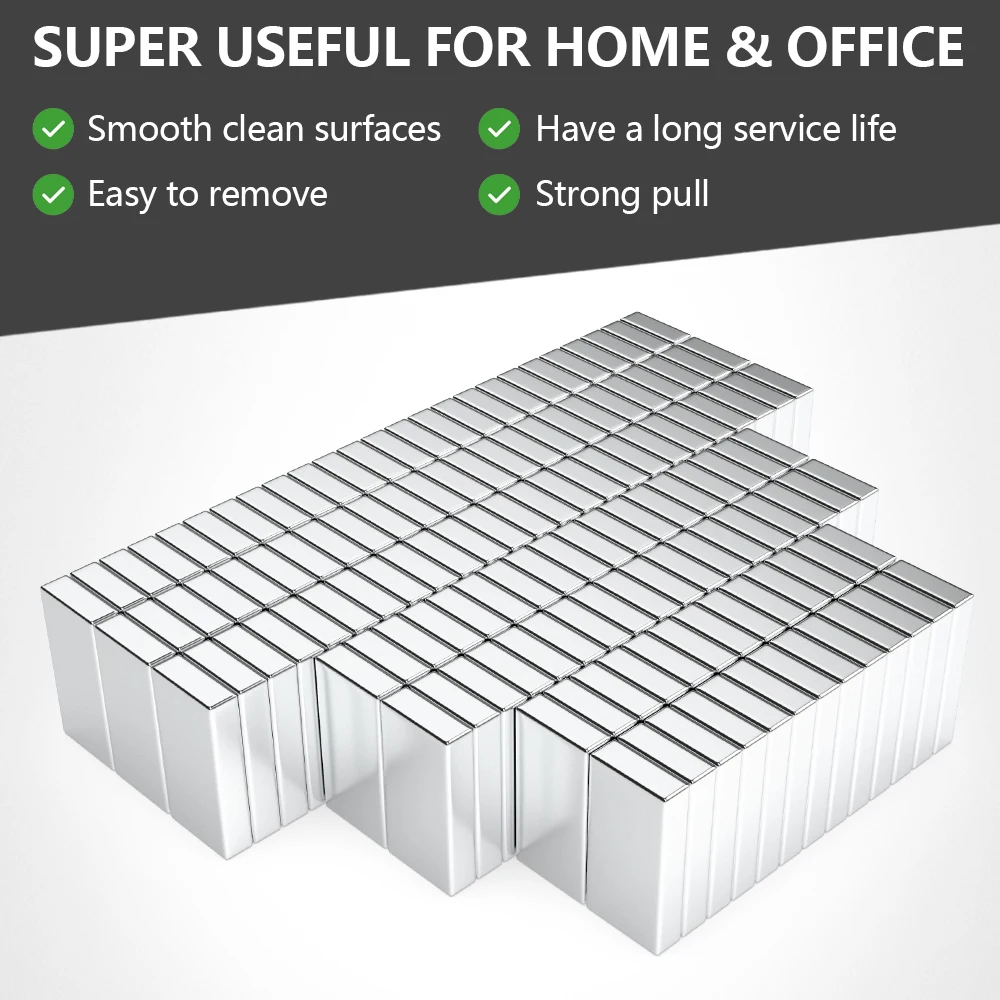 2~300Pcs Block Magnet 20mm x 10mm x 4mm N35 NdFeB Super Powerful Neodymium Magnets Strong Permanent Magnetic imanes 20x10x4