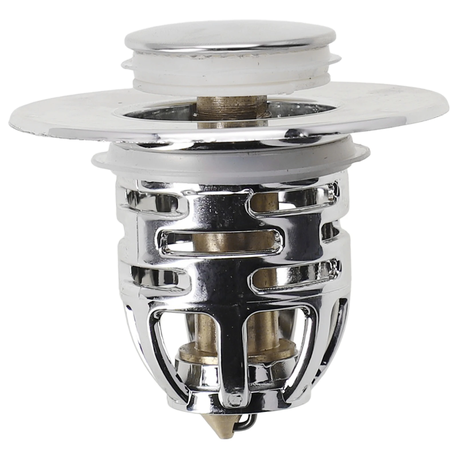 Tapón de drenaje, filtro de drenaje de lavabo con núcleo de rebote emergente, tapón de filtro de fregadero de ducha de baño, colador receptor de pelo, accesorios de Hardware