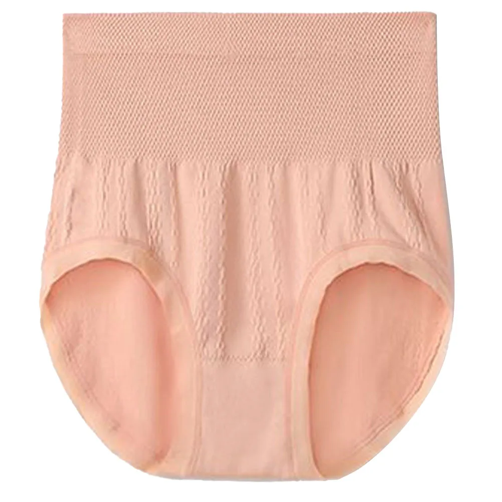 Bragas transpirables de cintura alta con volantes para mujer, ropa interior menstrual de malla a prueba de fugas