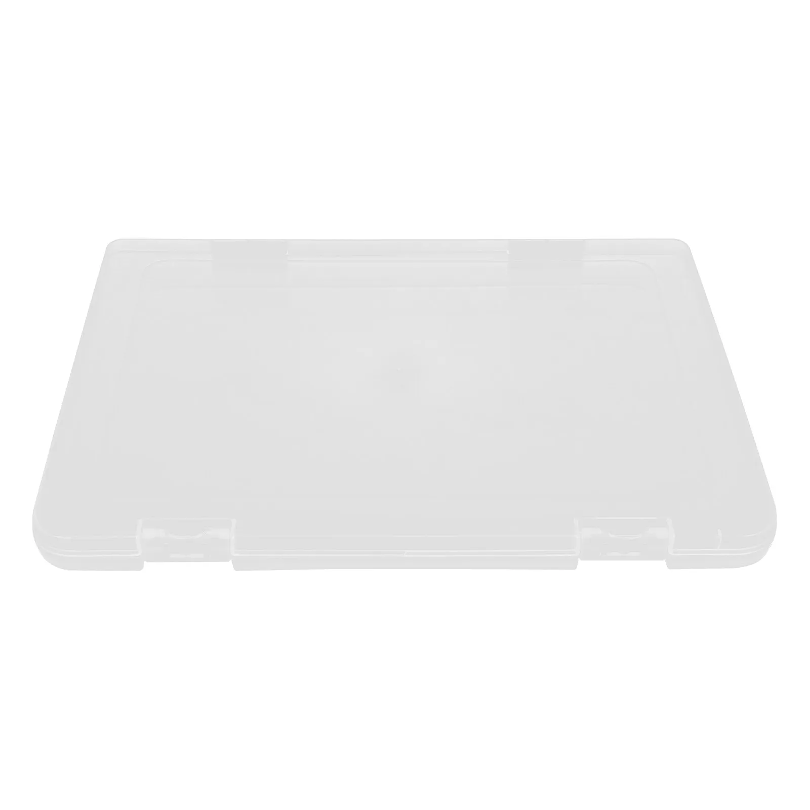 Boîte de rangement transparente en plastique, légère et robuste, pour organiser les documents au bureau, à la maison ou à l'étude, pour ranger papiers, certificats, livres