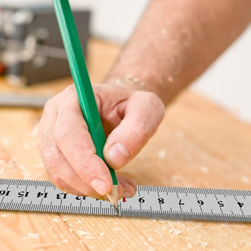 Stainless Steel Rulers Metal Rulers Precisions Rule Double Side Metric Imperial Precisions Straight Measuring Tool