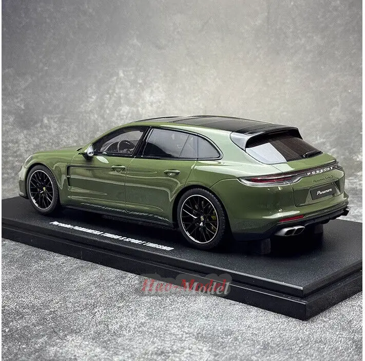 GT Spirit 1/18 untuk Porsche Panamera Turbo S Resin Diecast Model mainan simulasi mobil hadiah ulang tahun anak laki-laki koleksi tampilan hobi