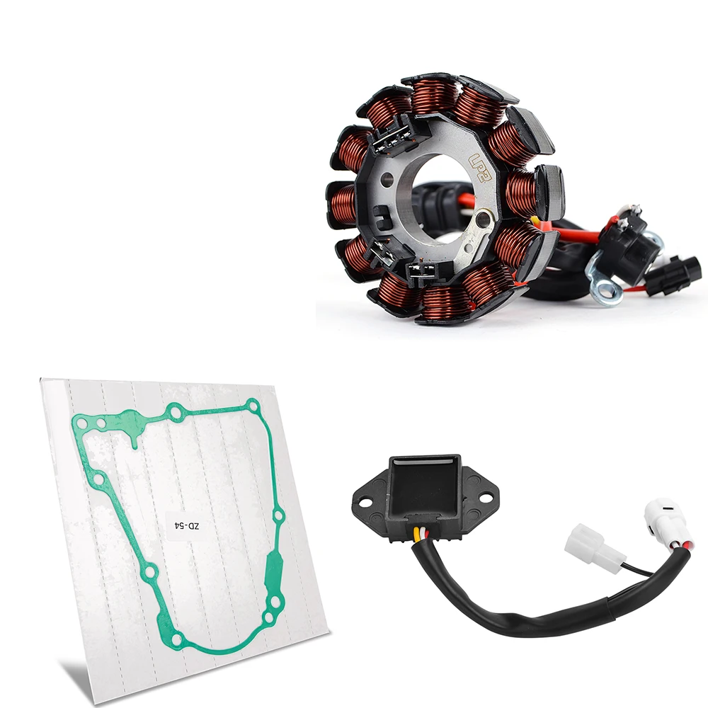 

Rectifier Regulator Stator Coil Gasket Kit for Yamaha WR450 WR450F 2007 2008 2009 2010 2011 5TJ-81410-40 5UM-81960-E0 2S21545100