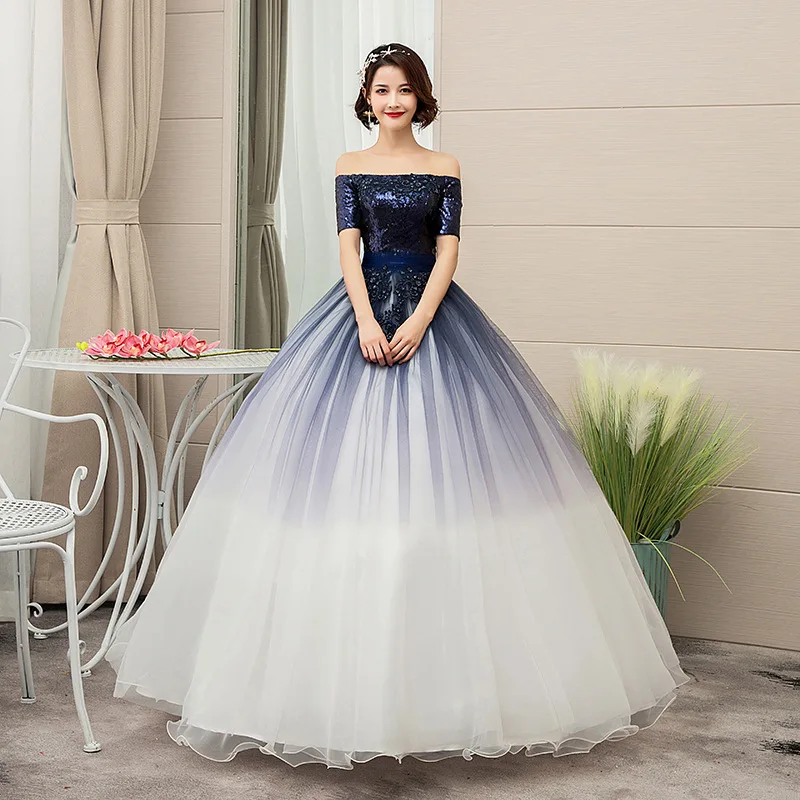 

Meisheng Solo Performance Dress, Colorful Yarn 2025 New Student Vocal Art Exam Dress, Women's Puffy Skirt, Long Evening Dress
