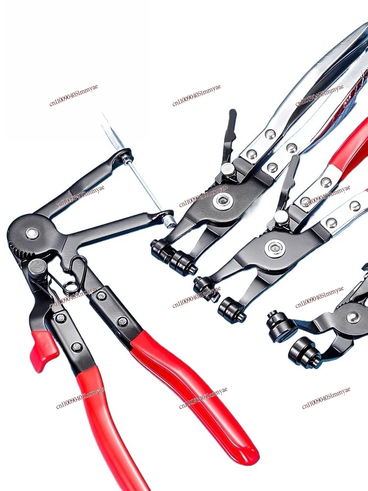 

Bendable with wire car water pipe clamp pliers straight throat tube bundle pliers